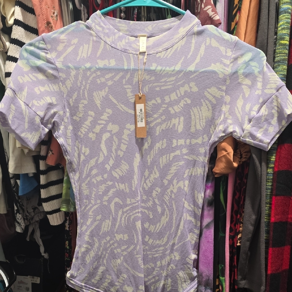 SKIMS Lavender Swirl Bodysuit